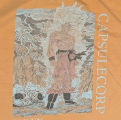 Dragon Ball Z Capsule Corp Orange Faded Graphic T-Shirt Men’s Size XL