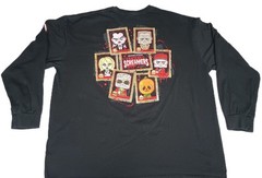 Halloween Horror Nights HHN 2023 Studio Screamers Black Long Sleeve T-Shirt 3XL