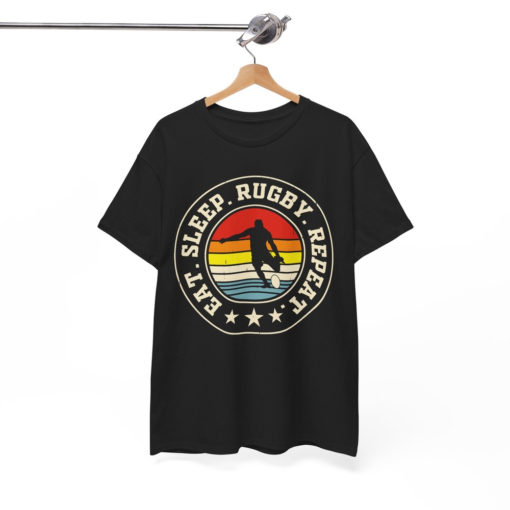 Rugby Practice T-Shirt | Sweat, Tackle, Repeat Tee | Tough Player Apparel