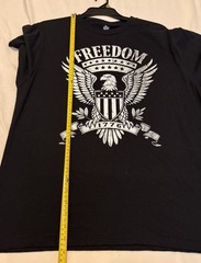 Way to Celebrate Men’s or Unisex 4th of July USA Freedom Eagle Graphic Tee,XL