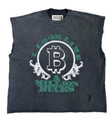 Satoshi Nakamoto – Million Bucks Cut-Off T-shirt Size: XL
