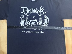 Metalocalypse Dethklok Band Tee Go Forth And Die Cartoon Network L T-Shirt