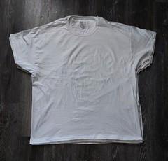 Fruit of the Loom cotton men’s crew white t-shirts Lot of 6 3XL/2XG new open box