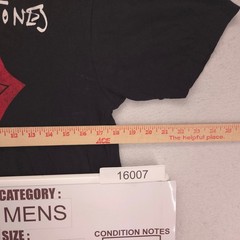 The Rolling Stones North American Tour 1975 Band Shirt Mens Size M Black 16007