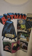 Batman Vtg Comic Book T Shirt Small S Sleeve on White Single stitch No Label 27
