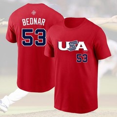 SALE – David #53 Bednar USA Baseball Team 2026 Name And Number Gift For Fan