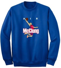 Matt McClung Philadelphia 76ers Blue Coats AIR Mac CREW HOODED SWEATSHIRT