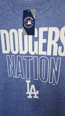NWT XL Majestic LA Dodgers Nation T-Shirt – Blue Heather $40.00