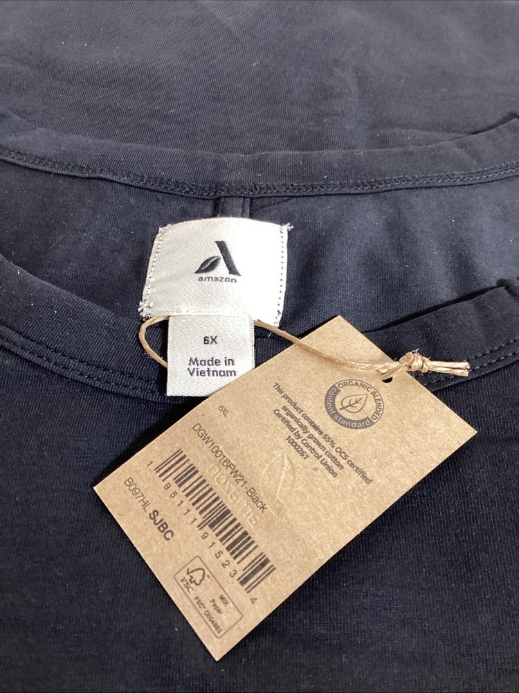 Amazon Black Big Size 6x New With Tags Lot Of 2