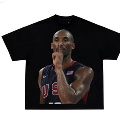 Kobe Bryant dedication airbrush Olympics shirt xl