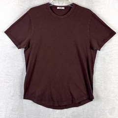 Buck Mason Tshirt Mens M Brown Slub Curve Hem Preppy Classic Huckberry USA