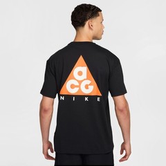 Nike ACG Big Double Sided Logo Crew Neck T-Shirt Black Men’s Sz Large HJ0798-010