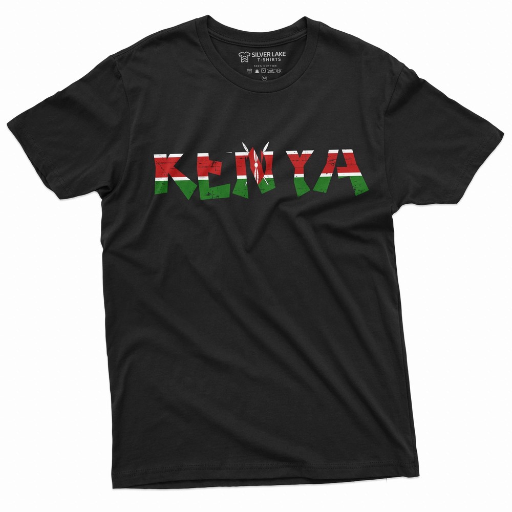 Men’s Kenya T-shirt Jamhuri ya Kenya Kenyan patriotic national unisex gift tees