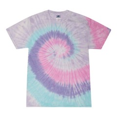 Tie Dye T-Shirts Multi-Color Adult XL 100% Cotton Colortone