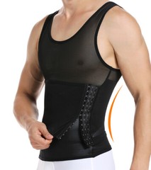 Fajas Para Hombres Faja Reductora De Hombre Men Body Shaper Tummy Control Tee