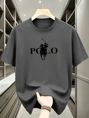 Men’s Summer Casual Business Short Sleeved Round T-shirt, Simple Fashionable