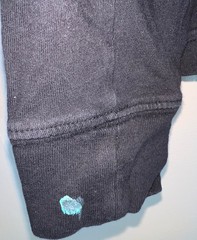 🍀 FLAW See Pics George Men’s Black XS (30-32) Long Sleeve Crew Neck T-Shirt!