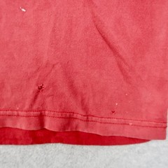 Vintage Y2K No Boundaries Mens XL Red Draggin Cobra Graphic T-Shirt Distressed