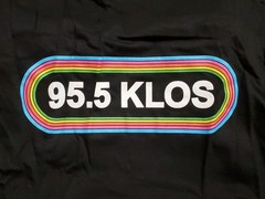 KLOS 95.5 Clear Concertgoer Drawstring Backpack And Medium Black Shirt New