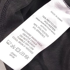 Quince Mens Tee Shirt Size XL Black 3 Button Henley Stretch Comfort Style S/S