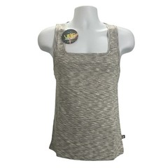 Andrew Christian Vibe Square Neck Tank Grey Medium