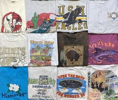 Vintage Graphic shirts Promo Funny Cartoons Sport Destinations Lot Of 20 Mix Szs