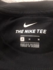 NIKE Just Do It Men’s T Shirt Style AR5006-011 Black/W Size Medium