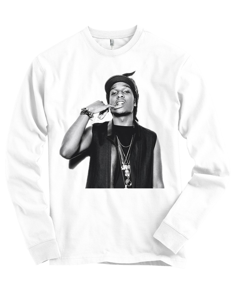 ASAP Rocky Bella + Canvas Long Sleeve Shirt A$AP Mob Tee NEW WITH TAGS