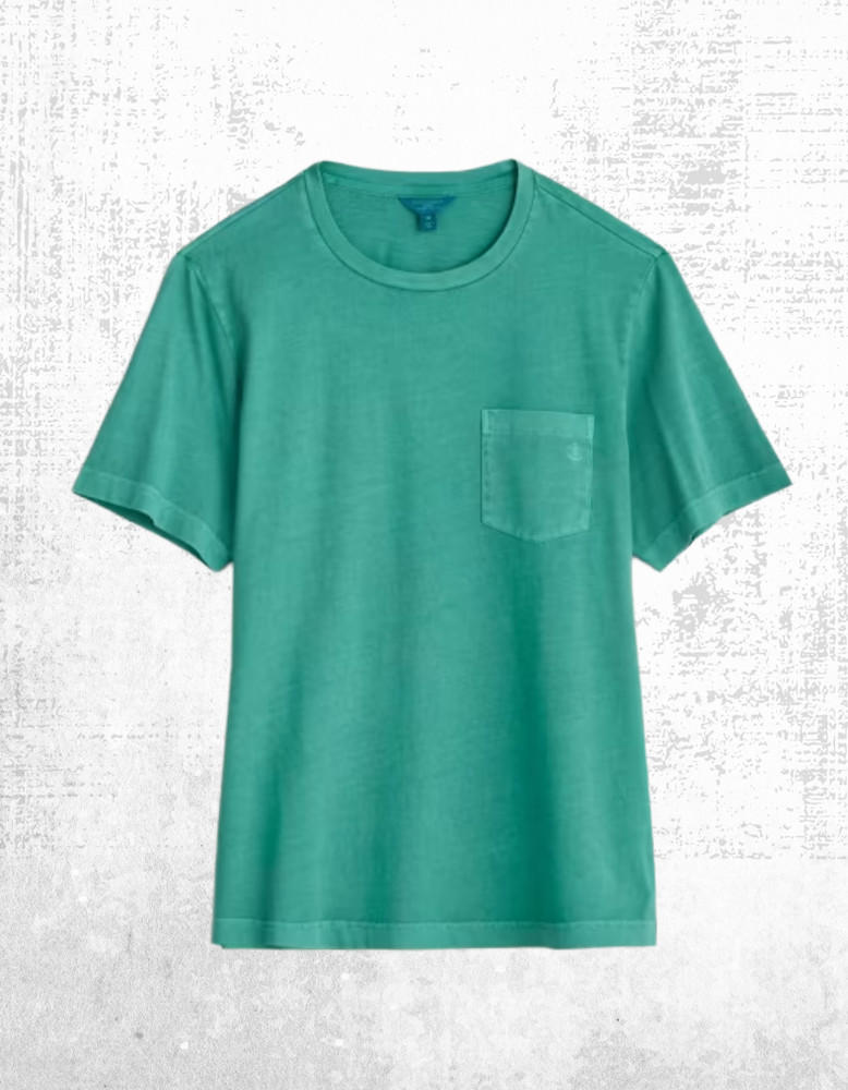 Men’s Seasalt Cotton Crew Neck Chest Pockets T-shirt Deep Hepworth (Defect)