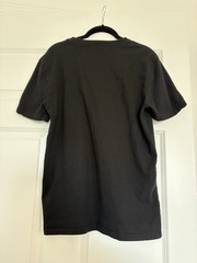 Gap Everyday Soft Crew Men’s Black Solid Crew Neck Short Sleeve T-Shirt, M