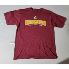 Reebok NFL Washington Redskins Burgundy Graphic T-Shirt Mens Medium