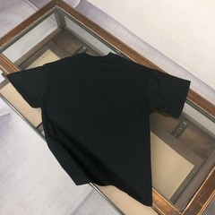 New Moncler Unisex Black Crew-Neck Short-Sleeve Cotton T-Shirt M