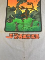 Men’s Vintage 90’s JNCO Livin Large T-shirt Size XL Double Sided Skateboard Rave
