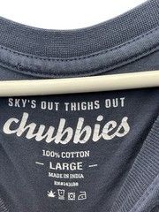 Chubbies “The Weekend Has Arrived” Long Sleeve Performance Shirt Blue Sz. Large