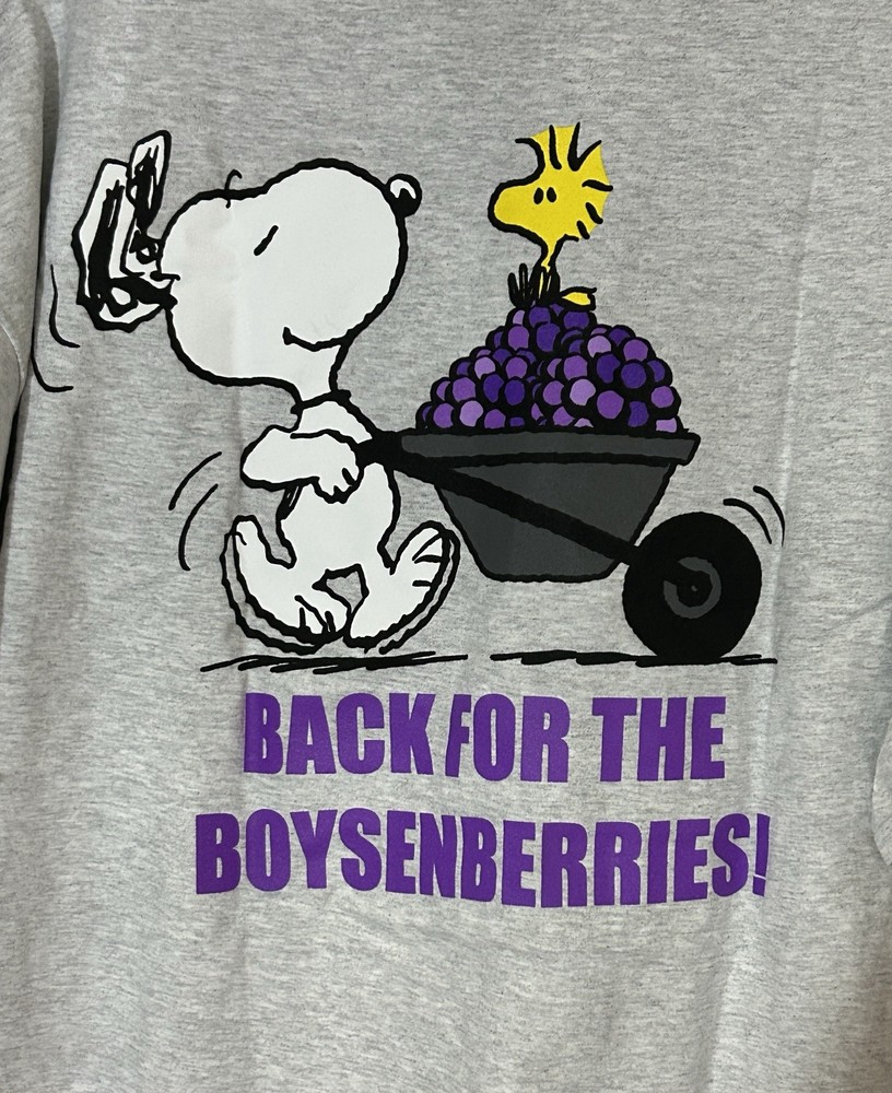 Knott’s Berry Farm 2022 Boysenberry Festival Snoopy & Woodstock T-Shirt 2XL NEW