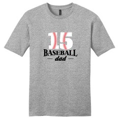 Custom Baseball Dad T-Shirt – Unsiex Men’s Personalized Athlete Sport Shirt