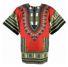 #1 Best Quality Unisex African Bright Dashiki 100%Cotton Shirt Variety Colors.