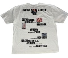 Beyonce CCT Official Tour Tee XL White Cowboy Carter Tour 2025 Merch NEW *spots