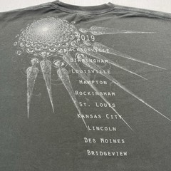 Tool 2019 Album Premier Tour T-Shirt Mens XL Gray Los Angeles CA Skulls Eyes