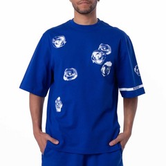 Burberry Rose Print Cotton Jersey T-Shirt