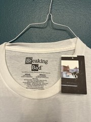 NWT Heisenberg Sketch Breaking Bad T shirt White Size Medium