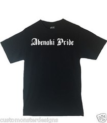 Abenaki Pride Shirt Country Pride T shirt Different Print Colors available