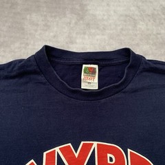 Vintage 90s NYPD Softball Shirt Size XL Long Sleeve New York Police Bacardi NYC