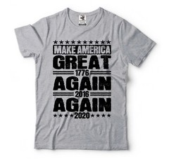 Trump 2024 Patriotic MAGA Again Again T-shirt Republican party Elections Men Tee