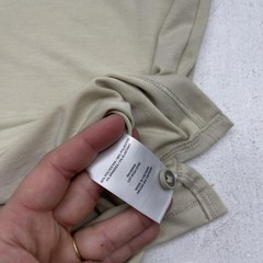 32 Degrees Cool Shirt Mens XL Beige Oat Straw Henley Pocket Tee Tagless Stretch