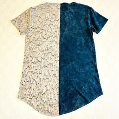 Urban Outfitters Mens M Spilt Seam Long Loose Scoop Neck Tee 100% Cotton