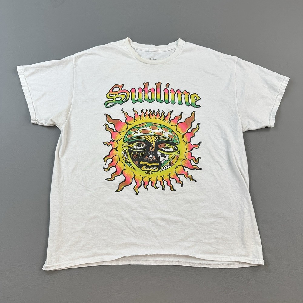 Sublime Shirt Mens XL 40 oz To Freedom Tour Graphic Tee Ska Punk Rock Reggae
