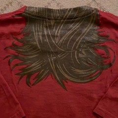 ESPN Lacrosse vintage deep red Flow Chart t-Shirt NWOT L
