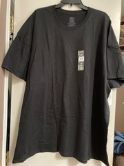 Athletic Works Men’s size 4XL Solid Black Lightweight Breathable T Shirt NWT