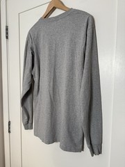 Carhartt Loose Fit Shirt Mens Sz S Gray Long Sleeve Pocket Workwear